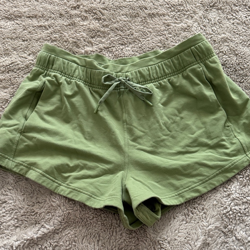 lululemon athletica Light Green Shorts